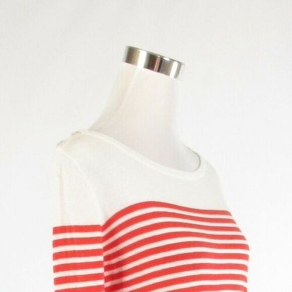 Fossil orange boat neck sweater S - Picture 4 of 8